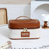 PU Leather Makeup Bag with Brush Holder